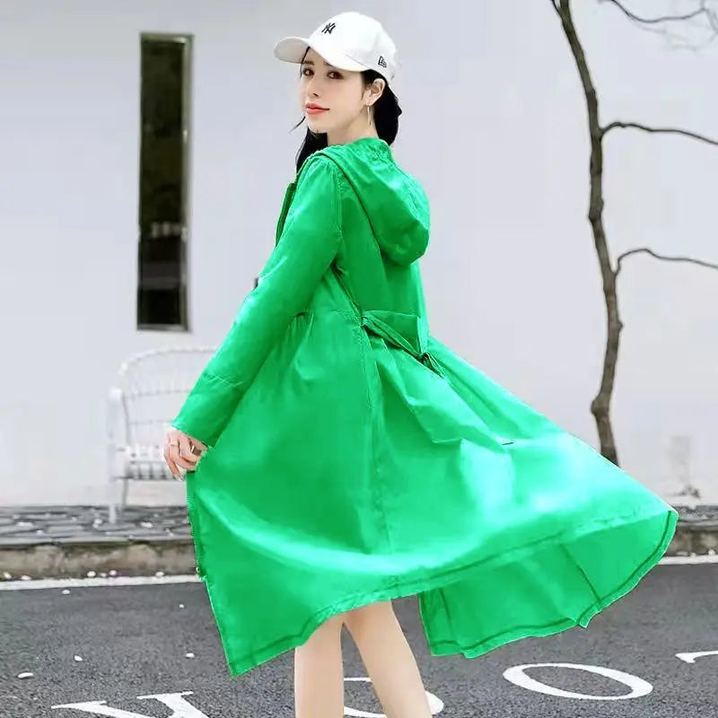 2025 Summer Sun Protection Clothing for Women Long Loose Outdoor UV Resistant Versatile Sun Protection Windbreaker Female Tops