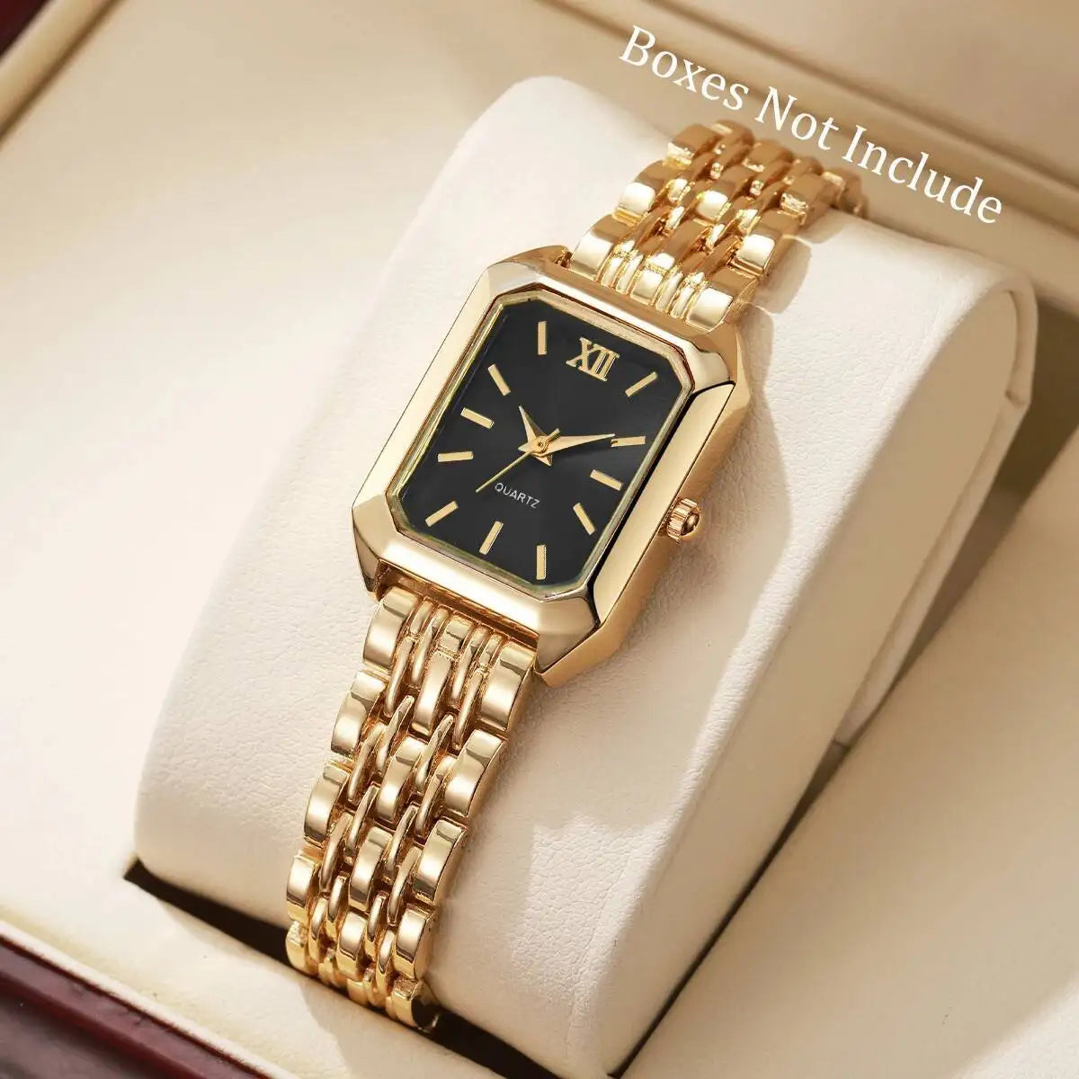 Women's Elegant Rectangle Quartz Watch