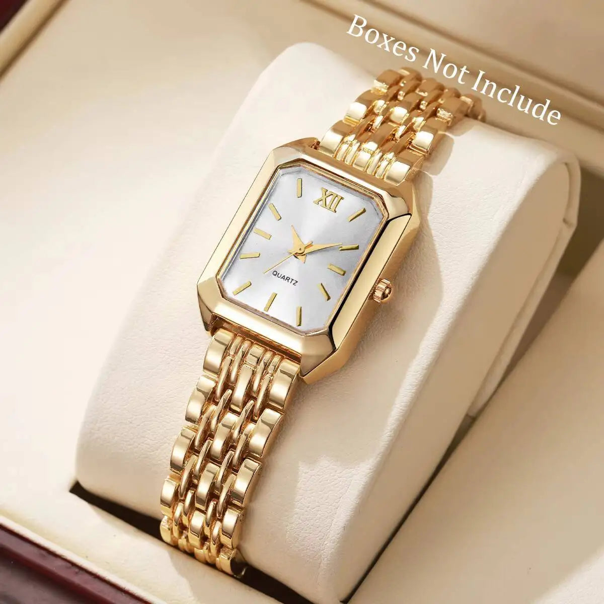 Women's Elegant Rectangle Quartz Watch