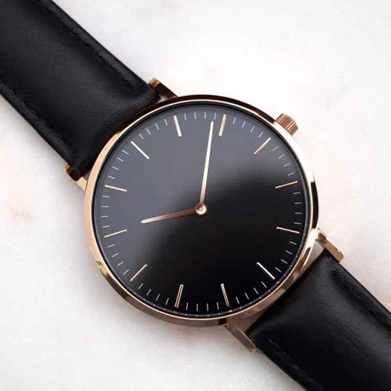 Women's Casual Leather Strap Wrist Watch