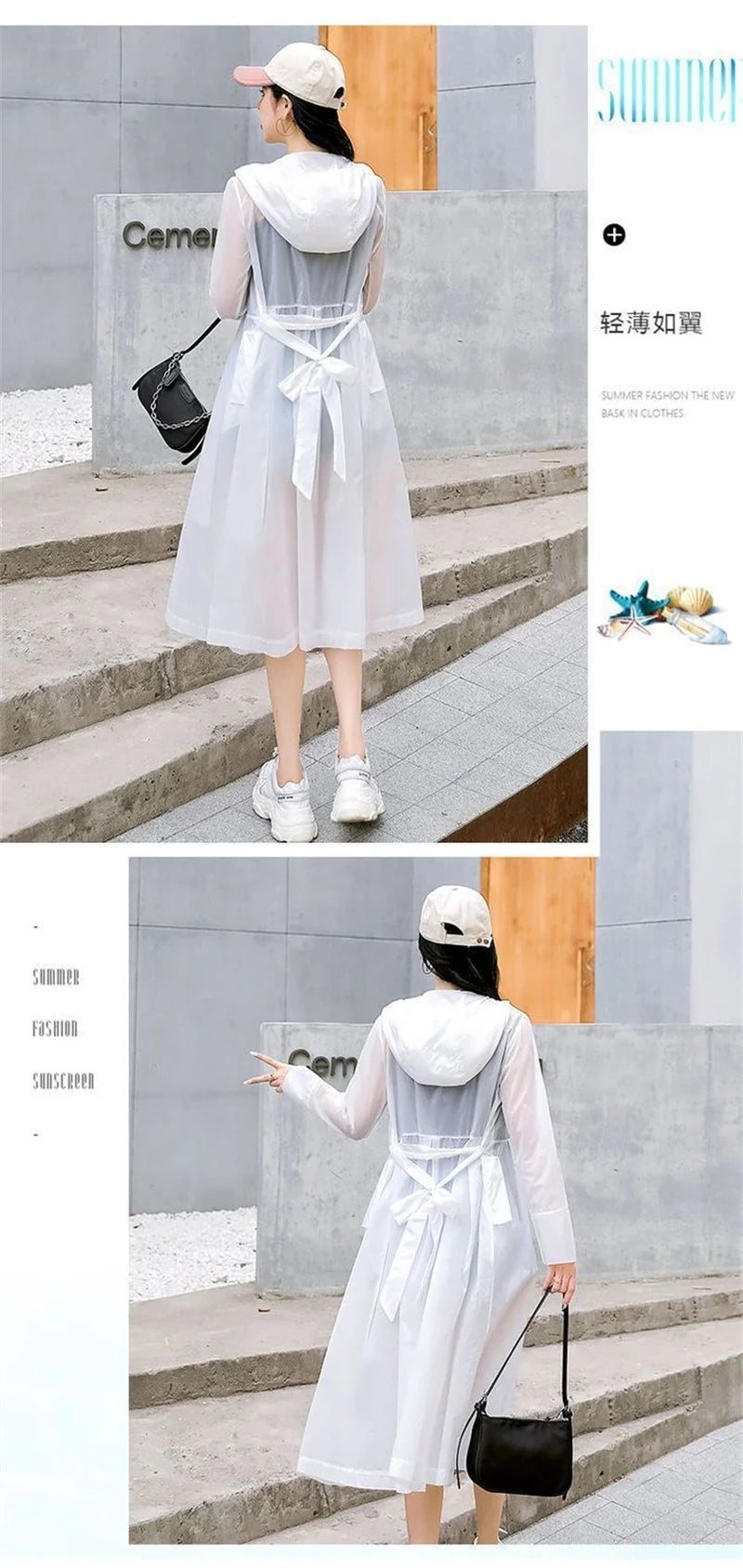 2025 Summer Sun Protection Clothing for Women Long Loose Outdoor UV Resistant Versatile Sun Protection Windbreaker Female Tops