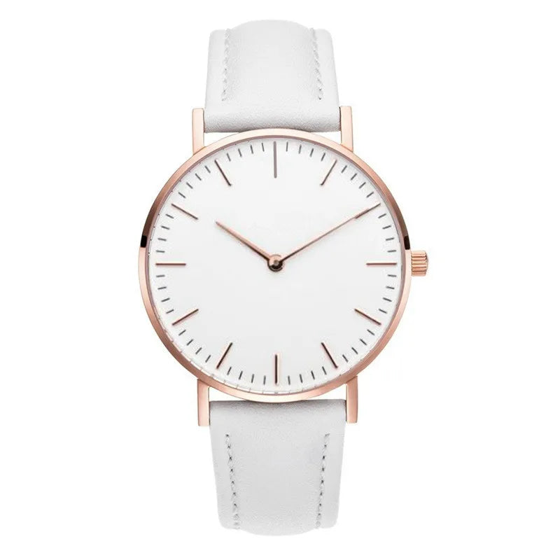 Women's Casual Leather Strap Wrist Watch