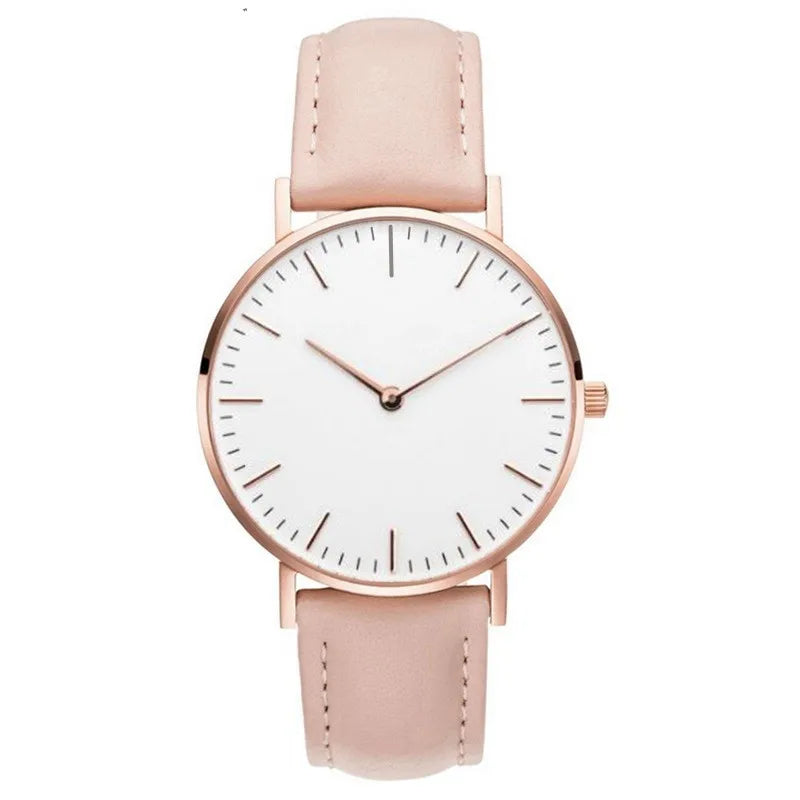 Women's Casual Leather Strap Wrist Watch