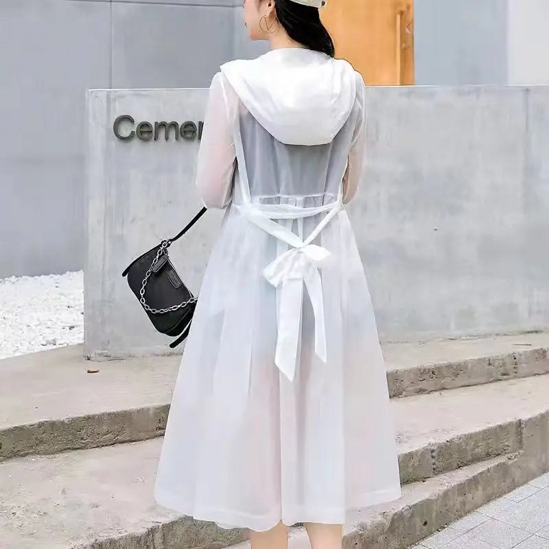 2025 Summer Sun Protection Clothing for Women Long Loose Outdoor UV Resistant Versatile Sun Protection Windbreaker Female Tops