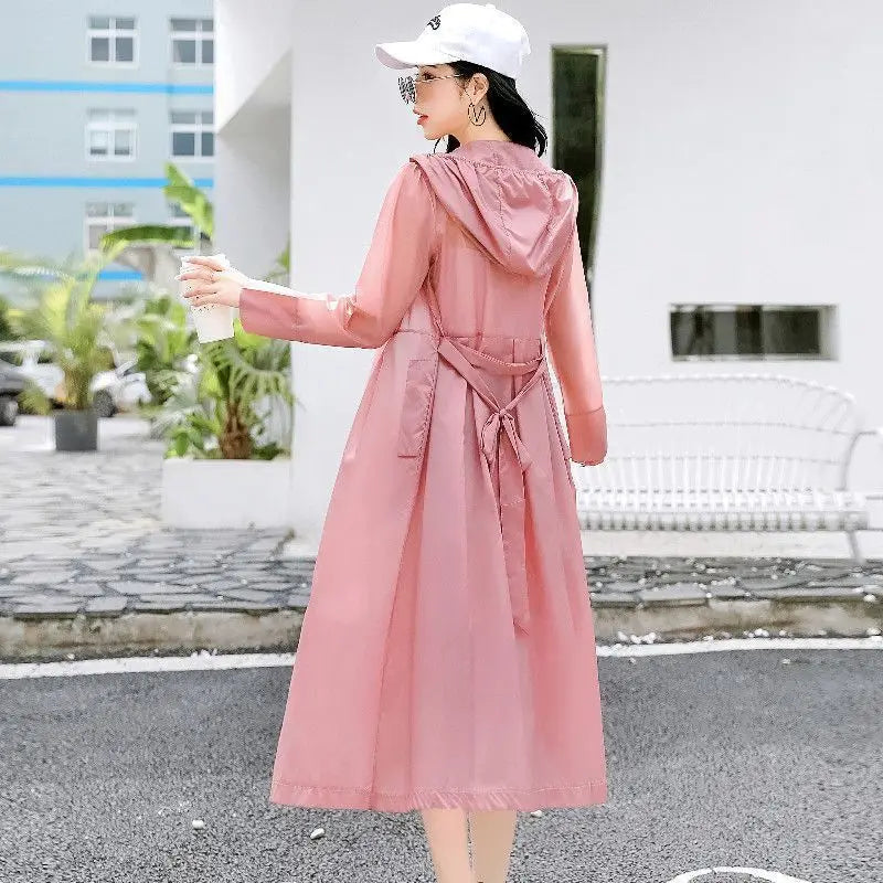 2025 Summer Sun Protection Clothing for Women Long Loose Outdoor UV Resistant Versatile Sun Protection Windbreaker Female Tops