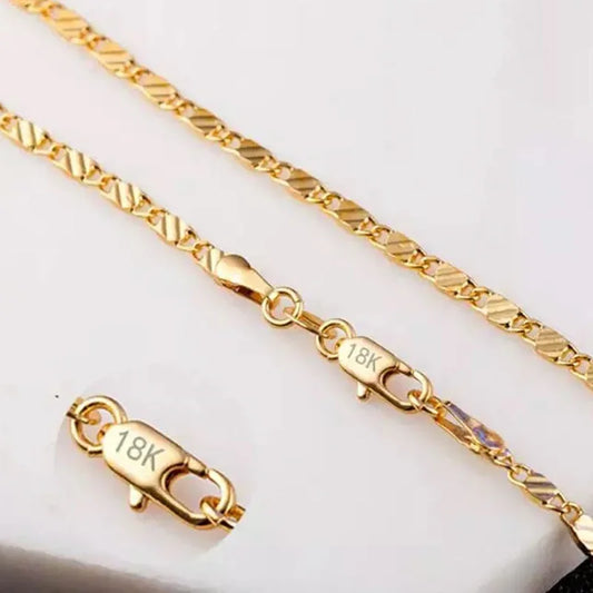 18K Gold Layering Chain Necklace