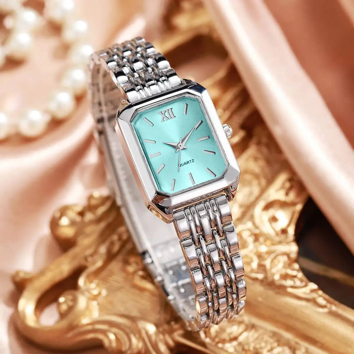 Women's Elegant Rectangle Quartz Watch