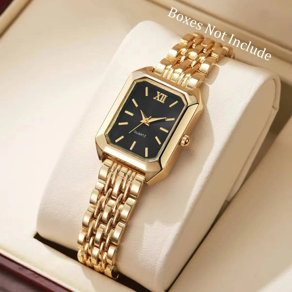 Women's Elegant Rectangle Quartz Watch