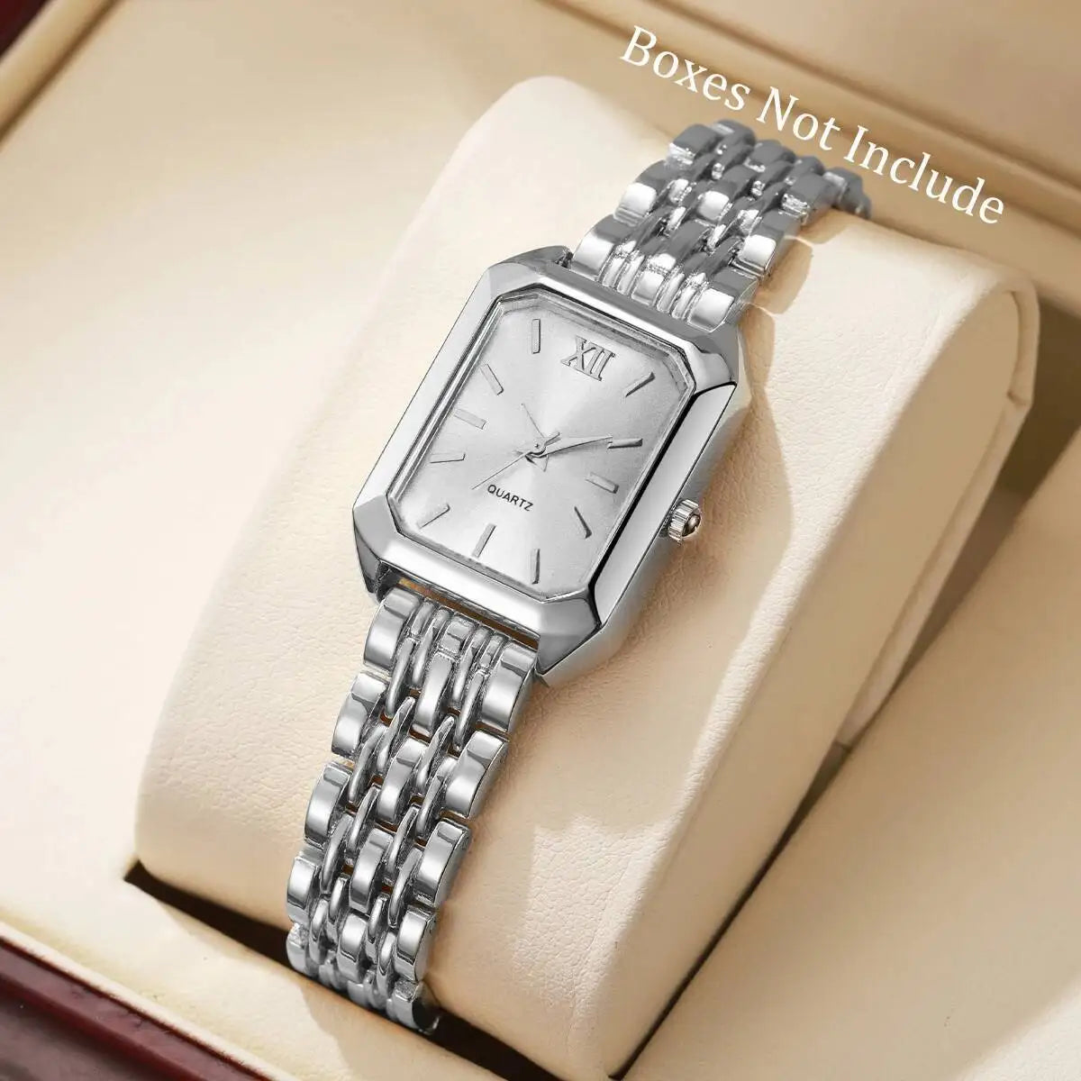Women's Elegant Rectangle Quartz Watch