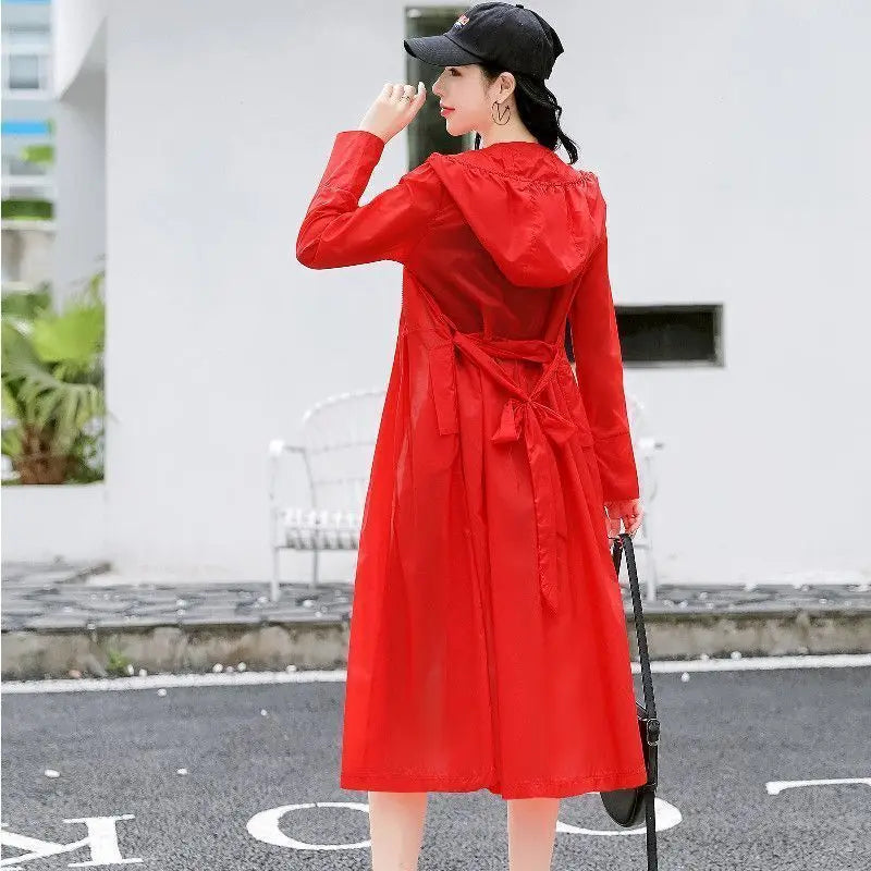 2025 Summer Sun Protection Clothing for Women Long Loose Outdoor UV Resistant Versatile Sun Protection Windbreaker Female Tops