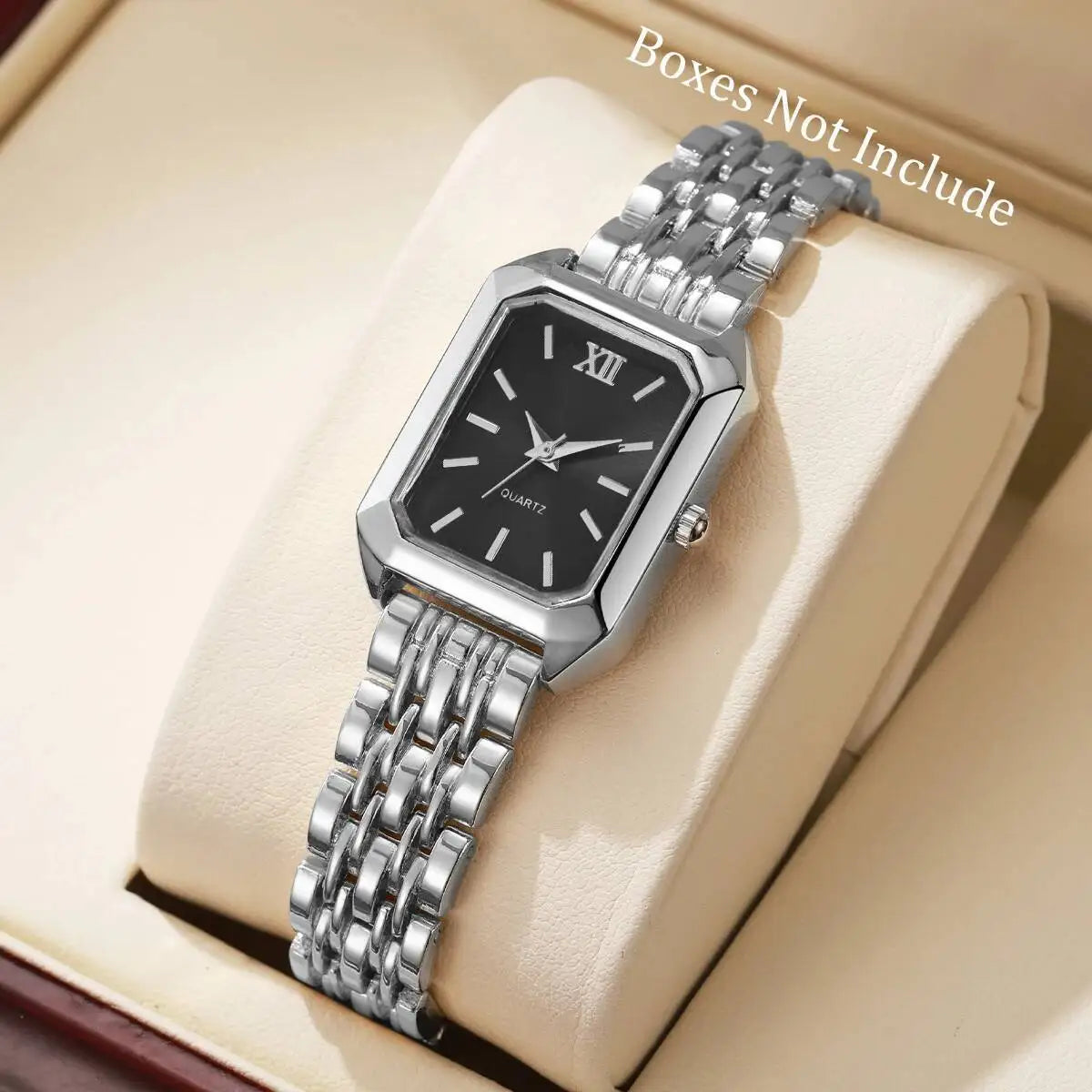 Women's Elegant Rectangle Quartz Watch