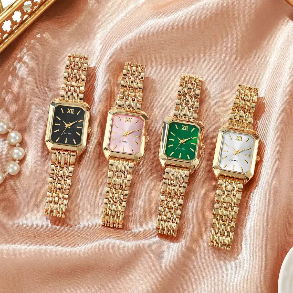 Women's Elegant Rectangle Quartz Watch