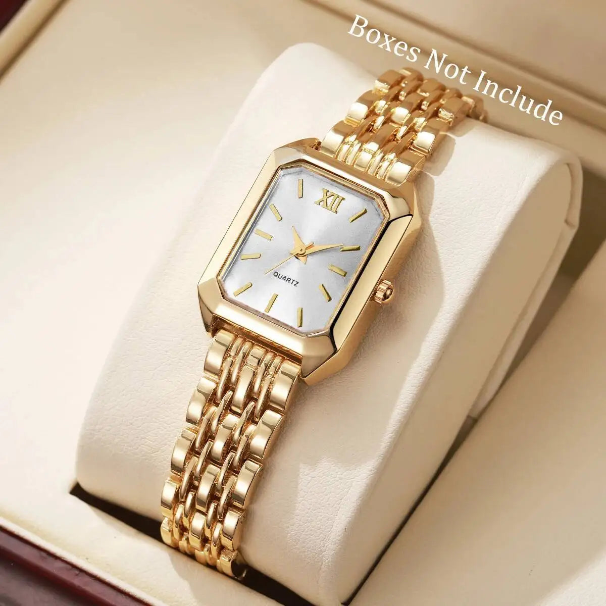Women's Elegant Rectangle Quartz Watch